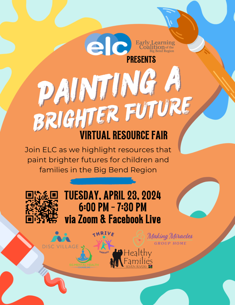 Join ELC as we highlight resources that paint brighter futures for children and families in the Big Bend Region